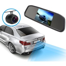 Камера за заден ход, сензори за паркиране, екран в огледалото - комплект