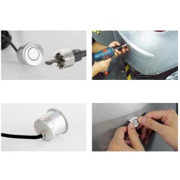 8 parkeersensoren, tentoonstelling, controle eenheid, set