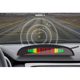 8 parkeersensoren, tentoonstelling, controle eenheid, set