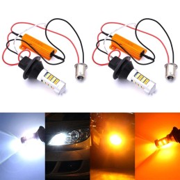 2x becuri LED PY21W, BAU15S...