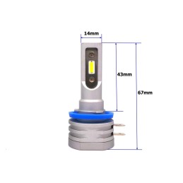 żarówki LED H11B 9V-30V CANBUS CSP zestaw Nowość