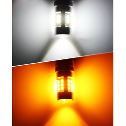 dvoubarevná LED žárovka BAY15D 12-24V 28W CANBUS