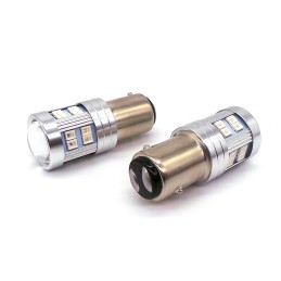 lED крушка BAZ15D 12-24V CANBUS червена