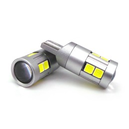 W5W LED T10 12-24V CANBUS spuldze 500lm 8 krāsas