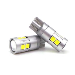 W5W LED T10 12-24V CANBUS spuldze 500lm 8 krāsas