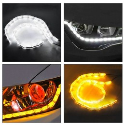 LED DRL LIGHTS + Dynamisk riktning indikator