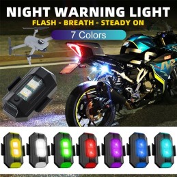 Lamp 7 colors universal motorcycle, bicycle, drone USB