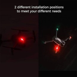 Lampa 7 barev univerzální motocykl, kolo, dron USB