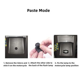 Lampa 7 barev univerzální motocykl, kolo, dron USB