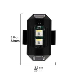 Lampă 7 culori universal motocicleta, biciclete, dronă USB