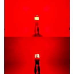 lED bulb 7443 12-24V 1100lm CANBUS red