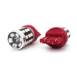 lED bulb 7443 12-24V 1100lm CANBUS red