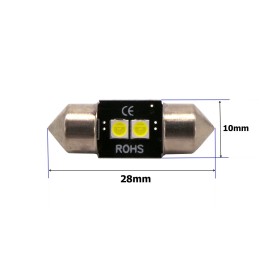 lED-lamppu SV8.5 12V CANBUS 28mm 28mm