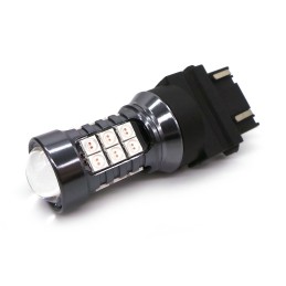 lED крушка 3157 12V CANBUS 1400lm червена