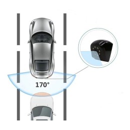 Univerzálna predná - zadná kamera, kovová LED IP68 170