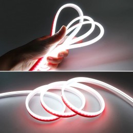 Flexibele dagrijverlichting onder de motorkap 180cm DRL LED 12V + WOW