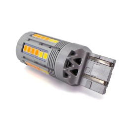 lED lamp 7443 12-24V 21/5W CANBUS, wit-oranje