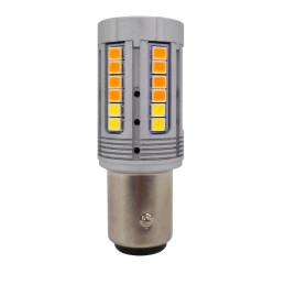 lED spuldze BAY15D 12-24V 21/5W CANBUS balta-oranža