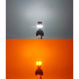 lED spuldze BAY15D 12-24V 21/5W CANBUS balta-oranža