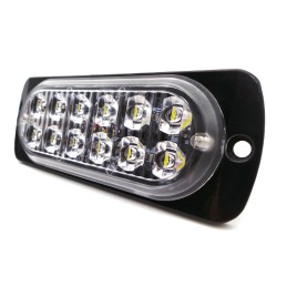 Заден фар 12 LED силен 12V-24V цветове малък