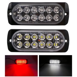 Заден фар 12 LED силен 12V-24V цветове малък