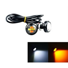 DRL LED nappali világítás + mutató fény 2 db