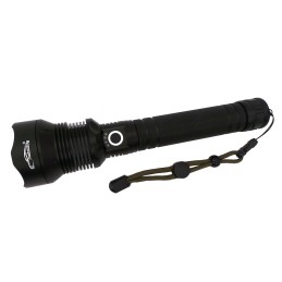 Kraftfull och robust LED-ficklampa 15000lm 1000m USB Zoom