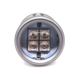 P21/5W LED žárovka BAY15D 12-24V CANBUS 2000lm červená