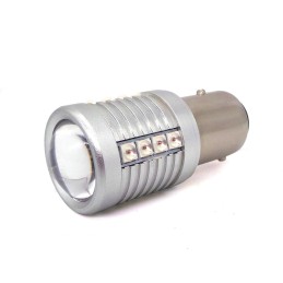 P21/5W LED žárovka BAY15D 12-24V CANBUS 2000lm červená