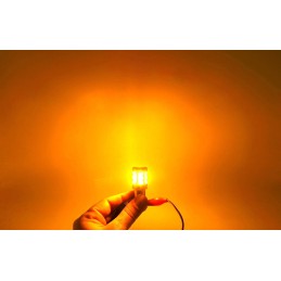 lED lampje P21W, BA15S 12-24V geen fout oranje Noviteit