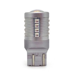 lED spuldze 7443 12-24V CANBUS 2000lm sarkana