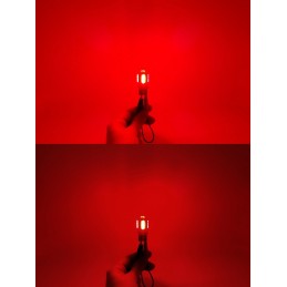 lED spuldze 7443 12-24V CANBUS 2000lm sarkana