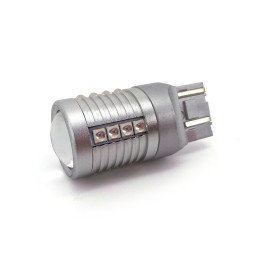 lED spuldze 7443 12-24V CANBUS 2000lm sarkana