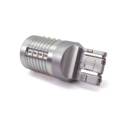 lED spuldze 7443 12-24V CANBUS 2000lm sarkana