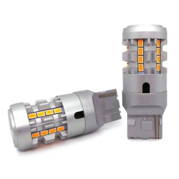 lED-lamppu W21W 7440 12-24V ei vikaa oranssi