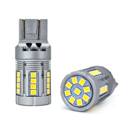 lED izzó 7443 12-24V hiba nélkül 3000lm fehér