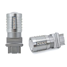 p27W LED 3156 12-24V CANBUS крушка 2000lm червена