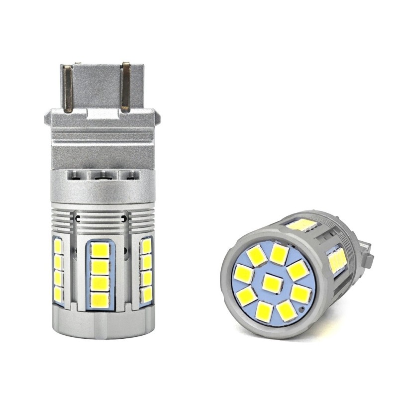 lED žiarovka 3157 12-24V bez chyby 3000lm biela