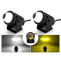 Lézer LED első lámpák motorkerékpár, robogó, quad, ATV 2 db