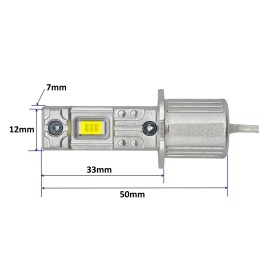 LED H3 bulbs 12V-24V CANBUS 4500lm 2pcs