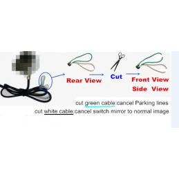 Telecamera universale frontale, metallo IP68 170
