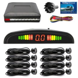 8 parkeersensoren, tentoonstelling, controle eenheid, set