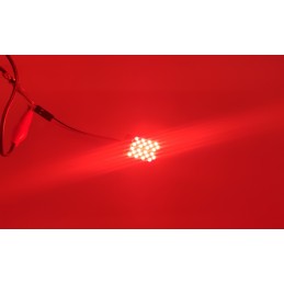 Panel 24 LED 12V T10, SV8.5, T4W CANBUS 1000lm röd