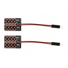 Paneeli 24 LED 12V T10, SV8.5, T4W CANBUS 1000lm punainen