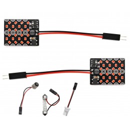 Paneeli 24 LED 12V T10, SV8.5, T4W CANBUS 1000lm punainen