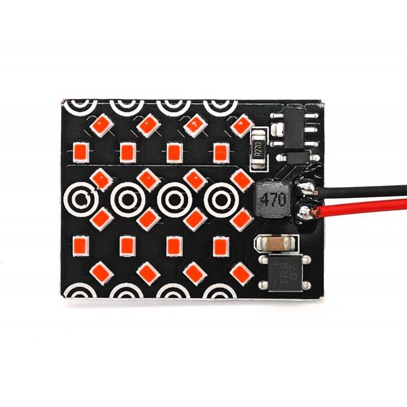 Paneeli 24 LED 12V T10, SV8.5, T4W CANBUS 1000lm punainen