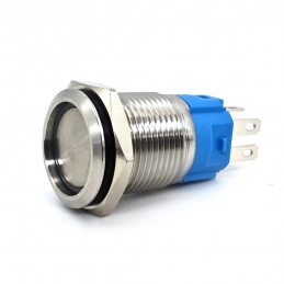 Aan/uit-schakelaar, LED-knipknop 18mm 3-in-1