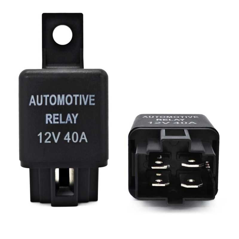 Universalrelä 12V, 4 stift