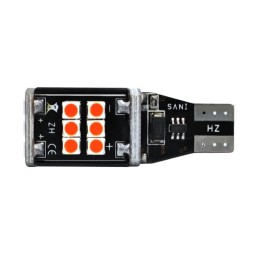 LED-lamppu T15 W16W 12V 12W CANBUS punainen