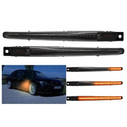 BMW M5 F10 LED-es irányjelzők, fekete, áramló - 2 db